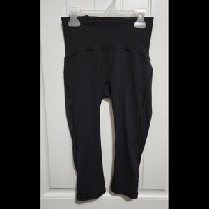 Lululemon capri crop leggings Size 4 black